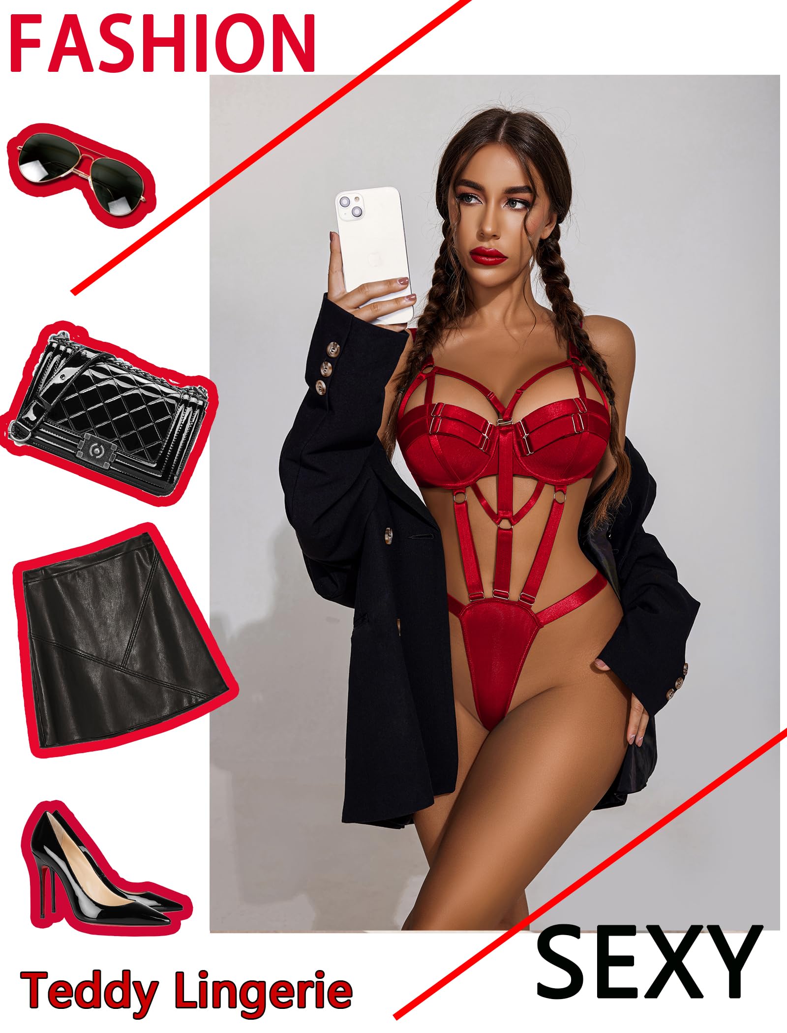 This Push Up bra can lift your breast, & make your boobs more busty. It will enrich your married life and boost your confidence. It's ideal for Intimate nights, parties, wedding night, This Push Up bra can lift your breast, make your boobs more busty . It will enrich your honeymoon, lingerie party, anniversary gifts, Christmas, Valentine's day, cos-play, Halloween and other special occasions. Makes a great social outfit, when matched with other garments. (High Heels, Jeans etc.) Red Wine