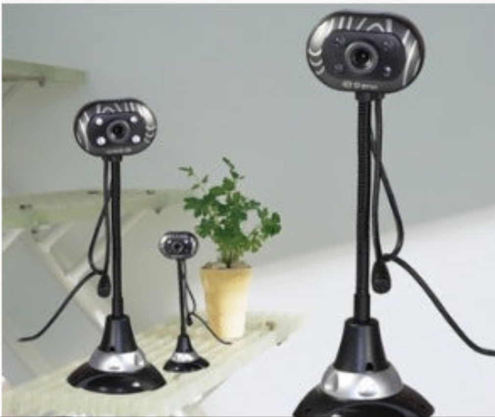 Crystal Clip Webcam with Microphone