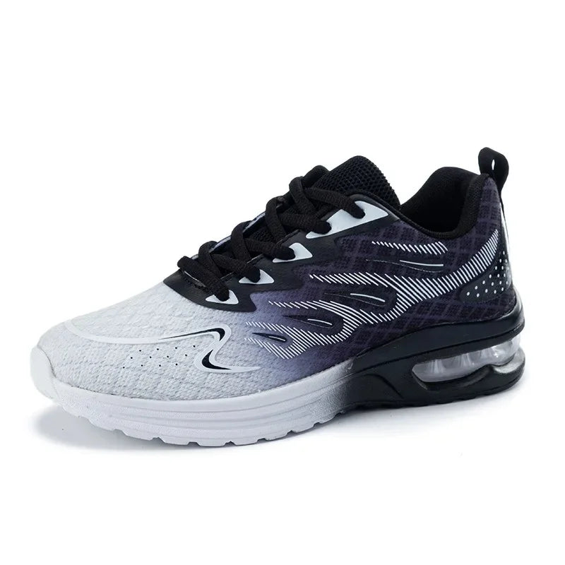Breathable, Casual, Women's Slip-On, Sports, Summer, Sneakers. One Black & White shoe