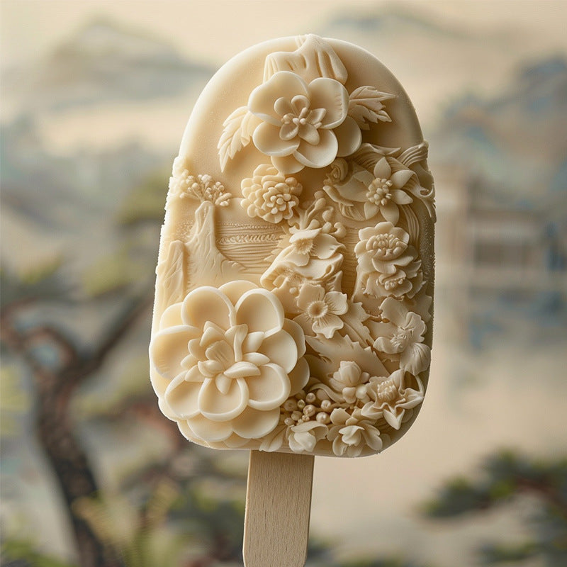 Ice Cream Food Grade Silicone Mold Handmade DIY Scenic Spot Ice Cream Mold